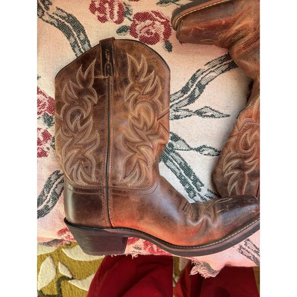 LAREDO BREAKOUT SQUARE TOE COWBOY BOOTSMEN’S SIZE 9.5D 68354 main image 4
